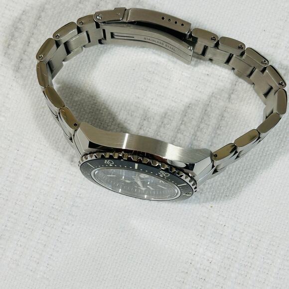 Men's Blue and Silver Watch - Picture 4 of 12